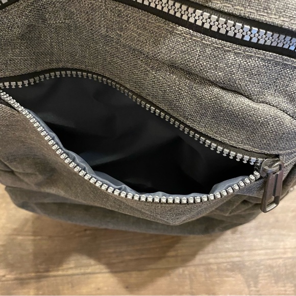 Unisex Grey Backpack - Picture 6 of 9